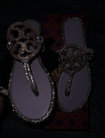 TB Pink Rhinestone Knotted